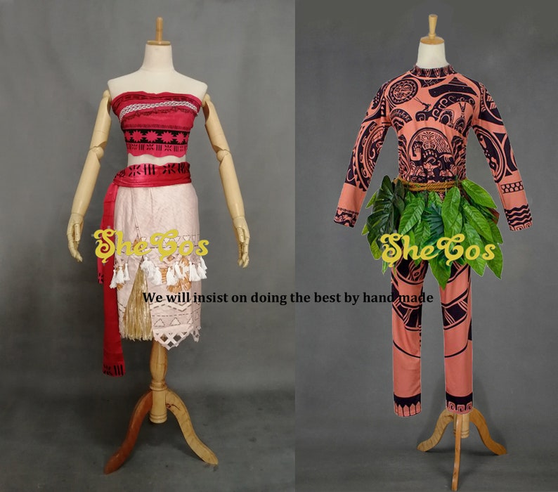 Moana Costume Disney Custom Maui Costume Cosplay Adult Etsy Moana Costume Disney Custom Maui Costume Cosplay Adult Etsy