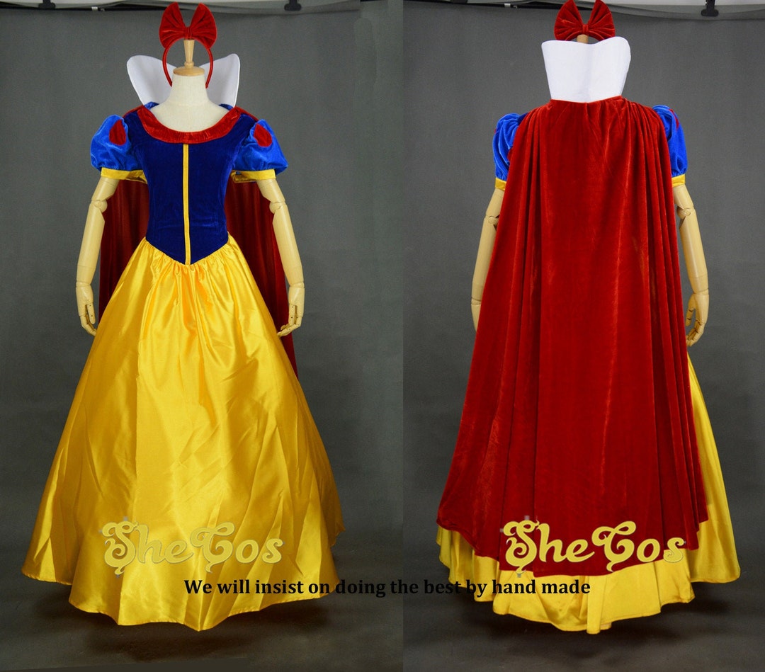 Snow White Costume Adult Disney Princess SNOW WHITE Dress - Etsy
