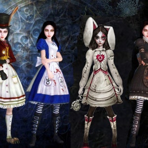 Alice Madness Returns Royal Cosplay Costutme Alice Vestido de - Etsy España Alice Madness Returns Royal Cosplay Costutme Alice Vestido de - Etsy España