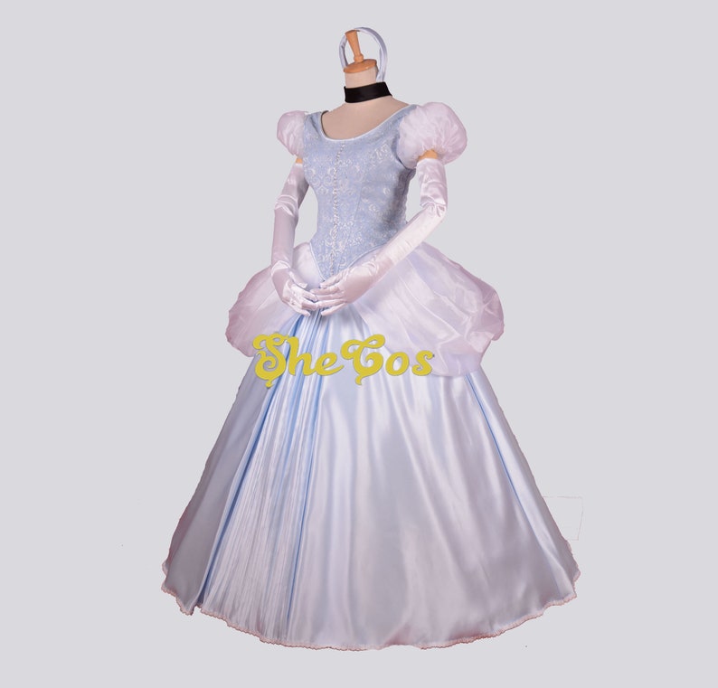 Disney Princess Cinderella Costume Cosplay outfit Cinderella Dress adult