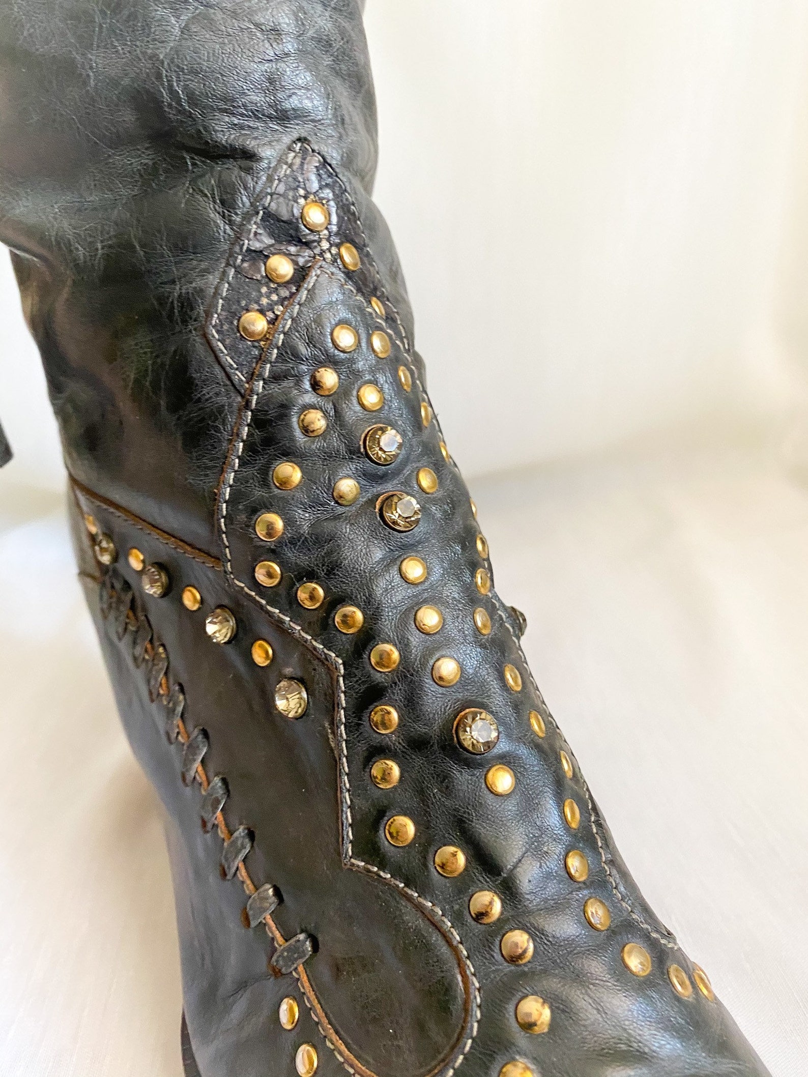 El Vaquero Boots Snake Cowboy Boots Women Shoes Cowboy Brown - Etsy