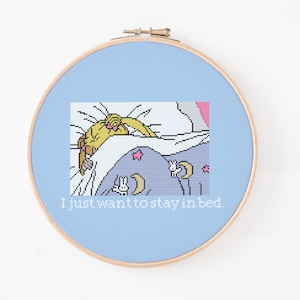 Anime Girl Cross Stitch Pattern | Anime Cross Stitch Pattern | Digital Download