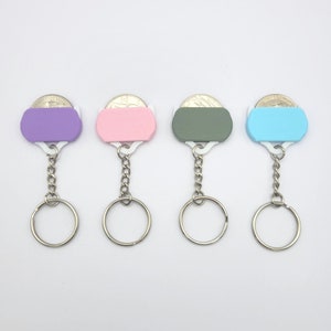 ALDI Quarter Holder for ALDI Quarter Keychain Aldi Quarter Keeper Key Chain ALDI Coin Cart Key Stocking Stuffer Christmas Gift for Mom Her