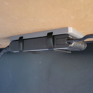Power Brick Mount for Power Brick Holder for Power Block Mount for Universal Power Supply Mount Bracket - Under Desk Mount Organizer Cabinet