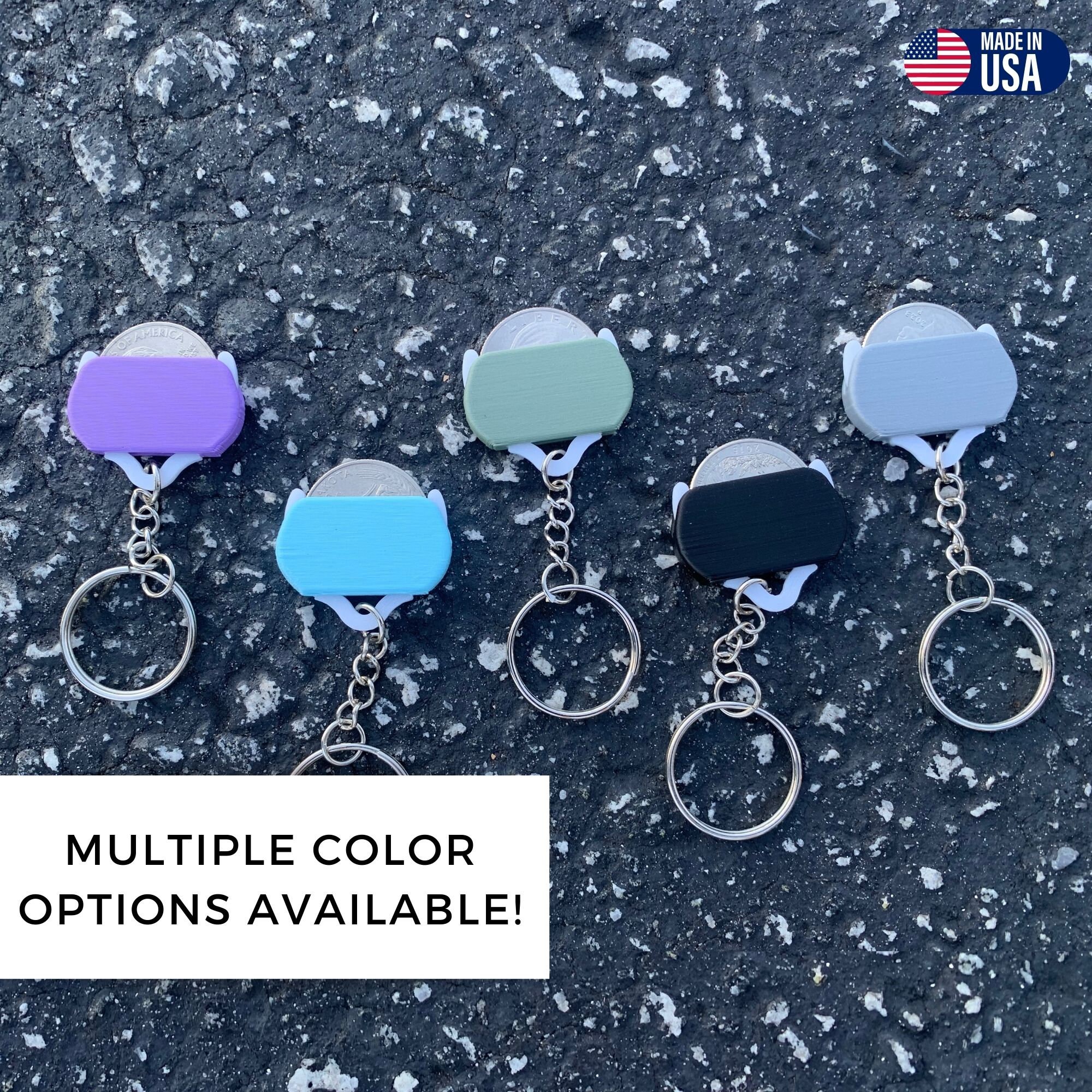 Quarter Key Chain ALDI Quarter Holder for ALDI Quarter Keychain Aldi Quarter Holder ...