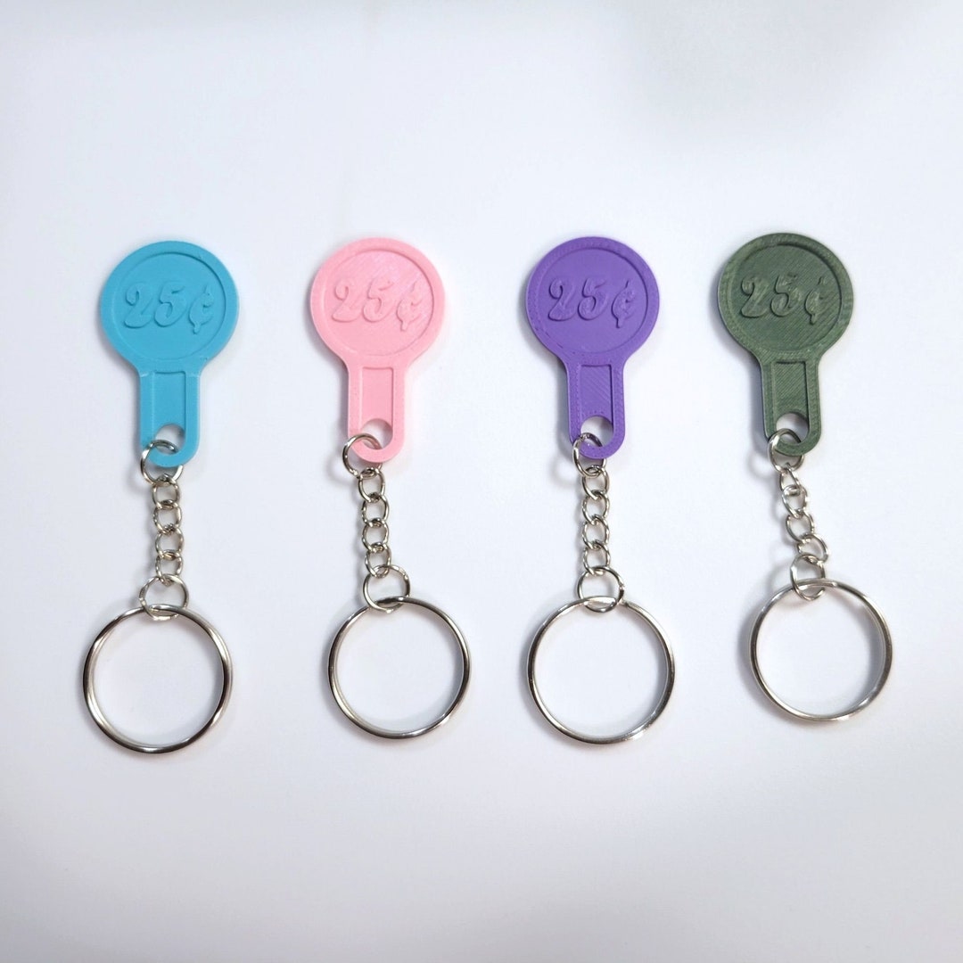 ALDI Quarter Keychain for ALDI Quarter Holder Aldi Keychain Quarter Keeper Gift ALDI Cart Key