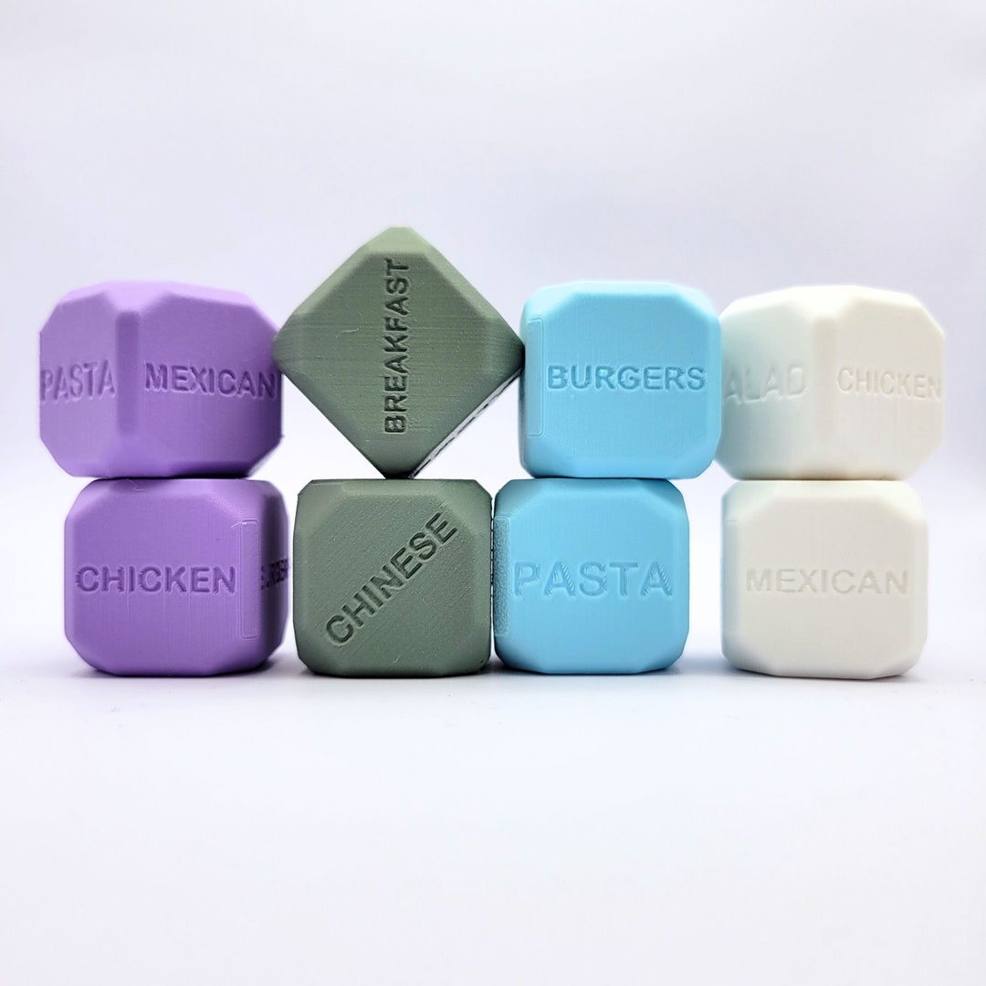 Food Takeout Dice Gift Food Decision Dice Takeout Food Dice for