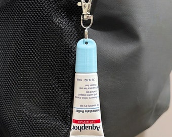 Aquaphor Keychain Cap for Aquaphor Key Chain Cap Aquaphor Holder for Lip Balm Keychain Purse Holder Attachment for Backpack - Gift for Her