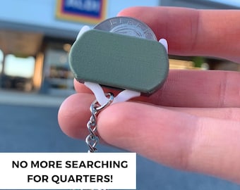 ALDI Quarter Holder for ALDI Quarter Keychain Aldi Quarter Holder Keychain ALDI Coin Cart Key Christmas Gift Quarter Key Chain Gift for Mom