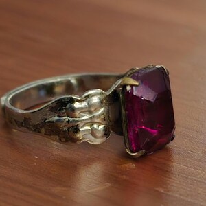 Vintage Ruby Ring Jewelry 1920