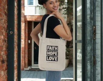 Bolsa de mano para cristianos Bolsa con escritura Bolsa de compras para versículos bíblicos cristianos Bolsa de mano