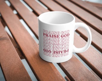 Koffiemok voor christelijk geloof Mok christelijk koffiekopje Religieus cadeau-idee christelijk koffieliefhebber