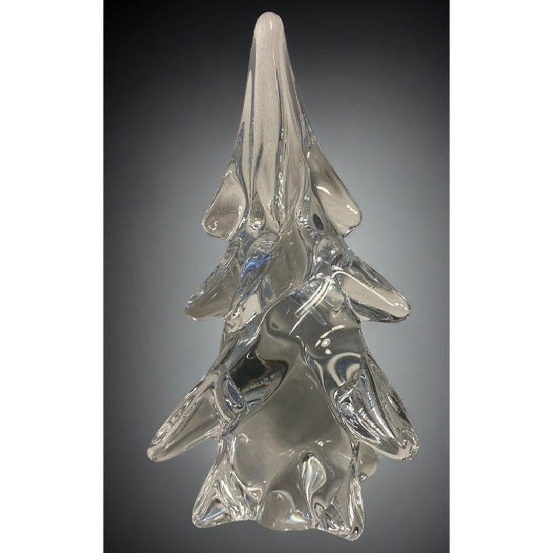 6 Inch Lead Crystal Christmas Tree Sparkling Heirloom Etsy