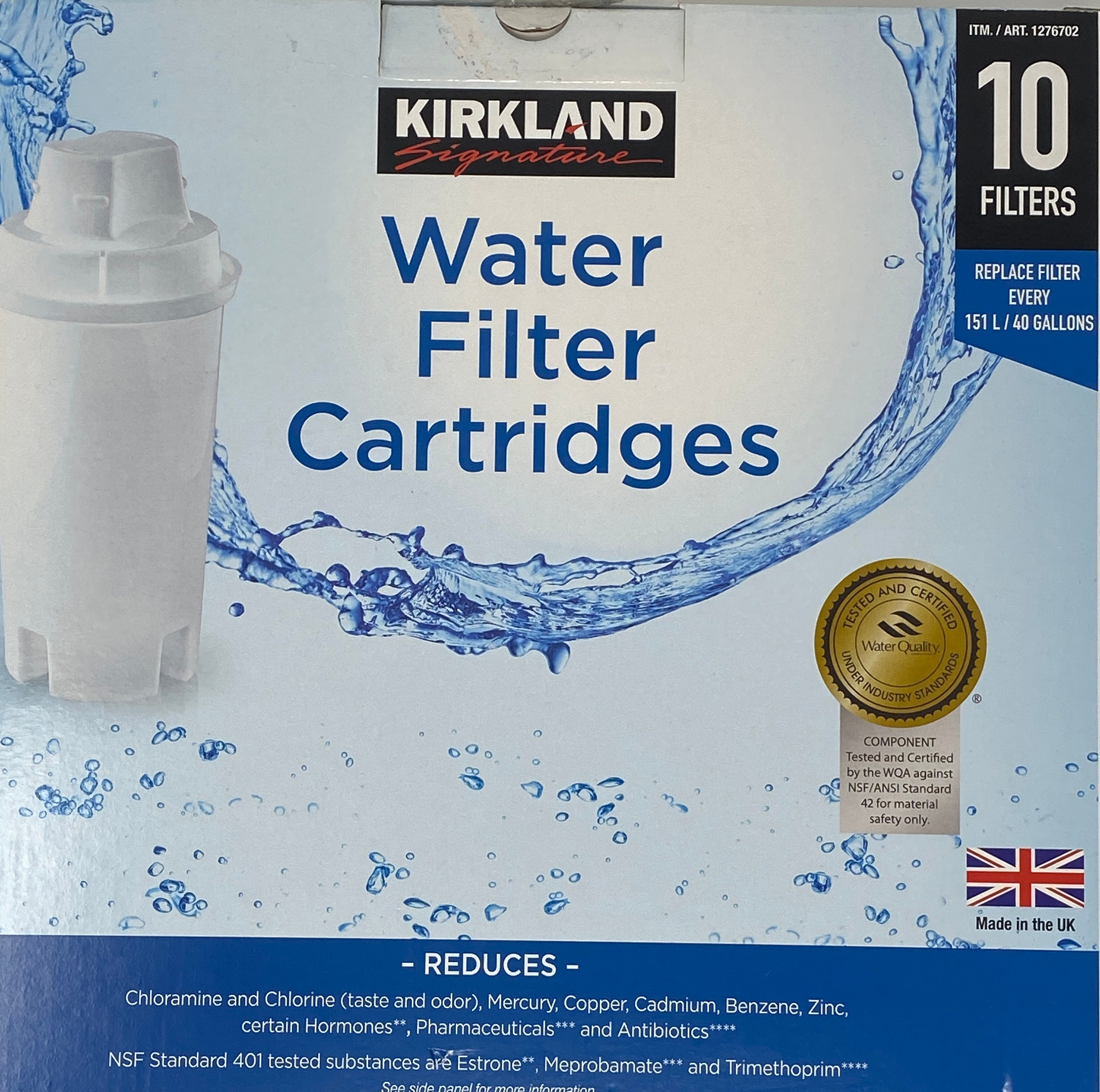 Nuevo Kirkland Signature Water Filter Cartridges 10 Pk Water Etsy