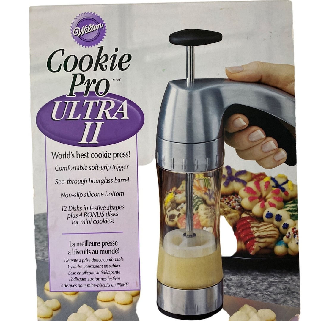 Wilton Cookie Pro Ultra II Press NIB 16 Discs Etsy
