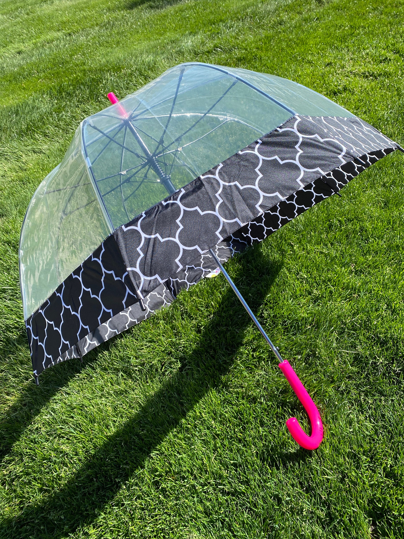 NEW ShedRain Bubble Dome Umbrella Quick Release Black Fabric Etsy