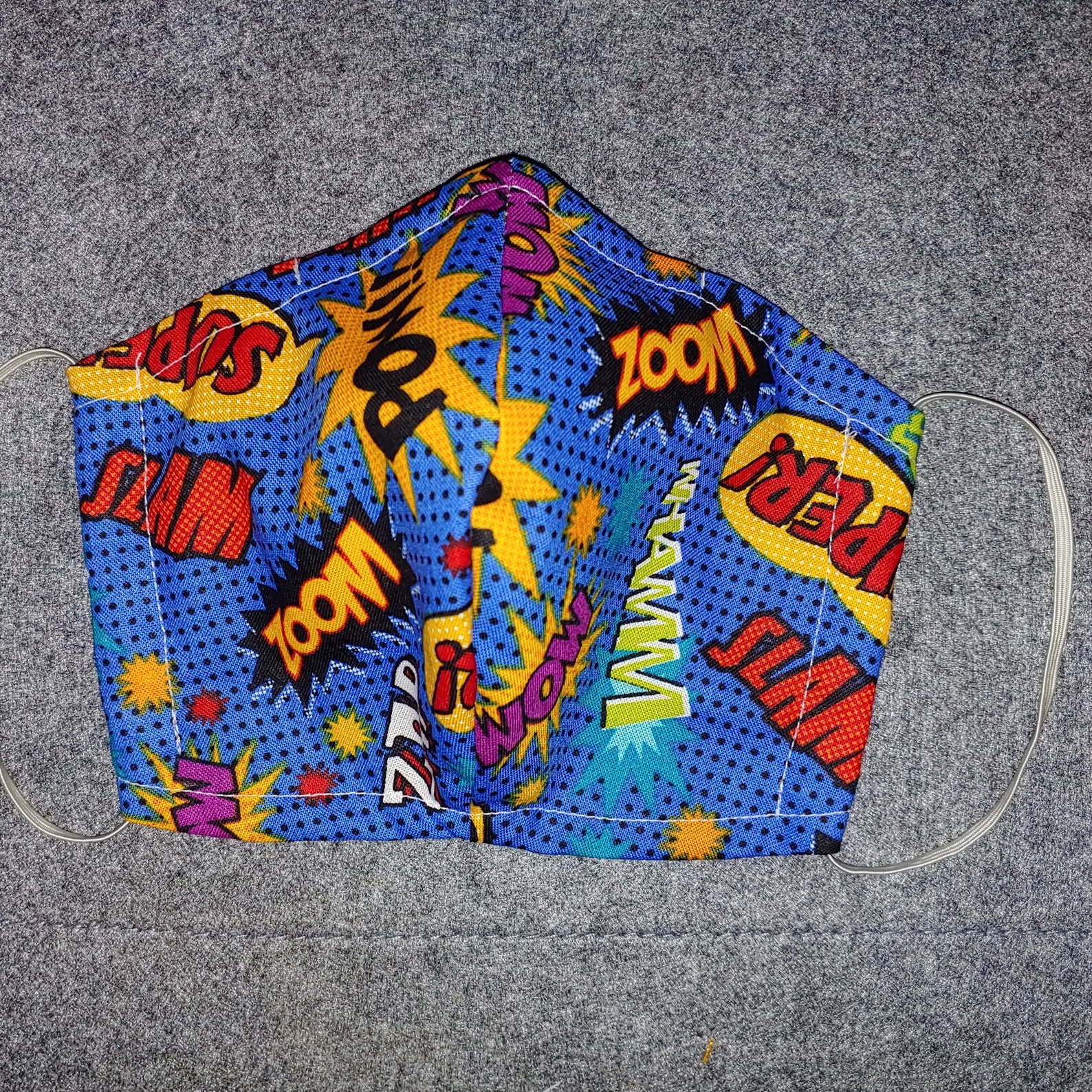 Comic Face Mask 2 Pack Etsy