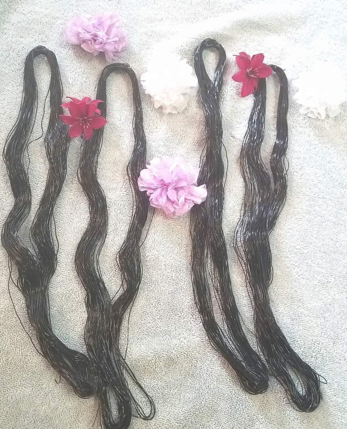 Rubber Hair Thread/natural Hair Straightener/ Natural Hair Etsy