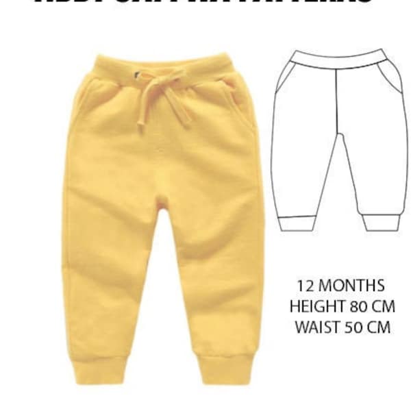 Babyhosen Schnittmuster PDF, Baby Schnittmuster pdf, Baby Schnittmuster