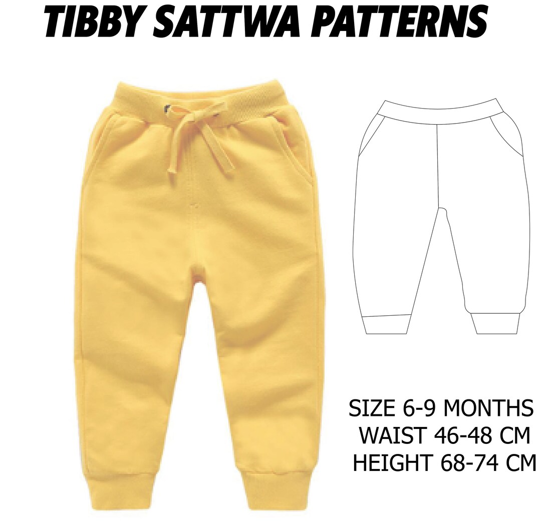Baby Sweat Pants Sewing Pattern Pdf,baby Sewing Patterns Size 69M
