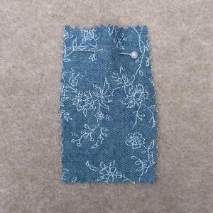 Handmade Quilted Makeup Bag | Sustainable Floral/Gingham Cotton Cosmetics Pouch | Made To Order image 6