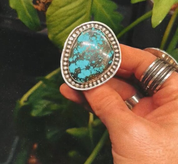 Sterling Silver Tibetan Turquoise Ring