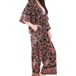 Batik Cardigan: Indonesian Vintage Modern Summer Outer