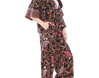Batik Cardigan: Indonesian Vintage Modern Summer Outer