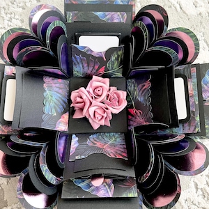 Handmade Explosion Gift Box: Anniversary, Valentine's Day Photo Keepsake