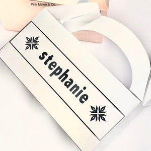 Gift Box customised with name Bridesmaid Proposal box personalised for special occasion party favour