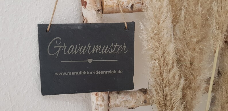 Namensschild Türschild Hier leben lieben lachen und Etsy.de