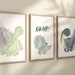 Dinosaur Set of 3 Nursery Art Prints Boy Nursery Wall Art - Etsy