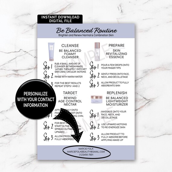 monat be balanced skin care routine