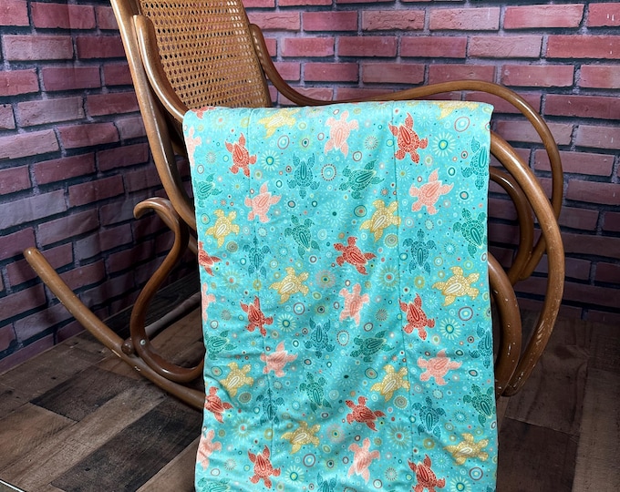 Baby Sea Turtles Snuggie Quilt