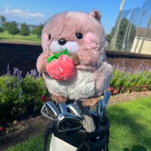 Dierlijke pluche golfclub hoofddeksel / Cadeau voor hem /Gift voor kinderen /Gift voor haar /Cute Head cover