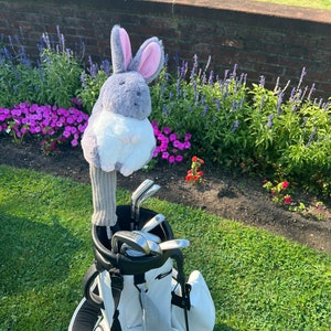 Hase Plüsch Golfschläger Kopfbedeckung Golf Fahrer/ Tier Plüsch/ Geschenk für ihn/Geschenk für Kinder/Geschenk für sie/Cute Head cover