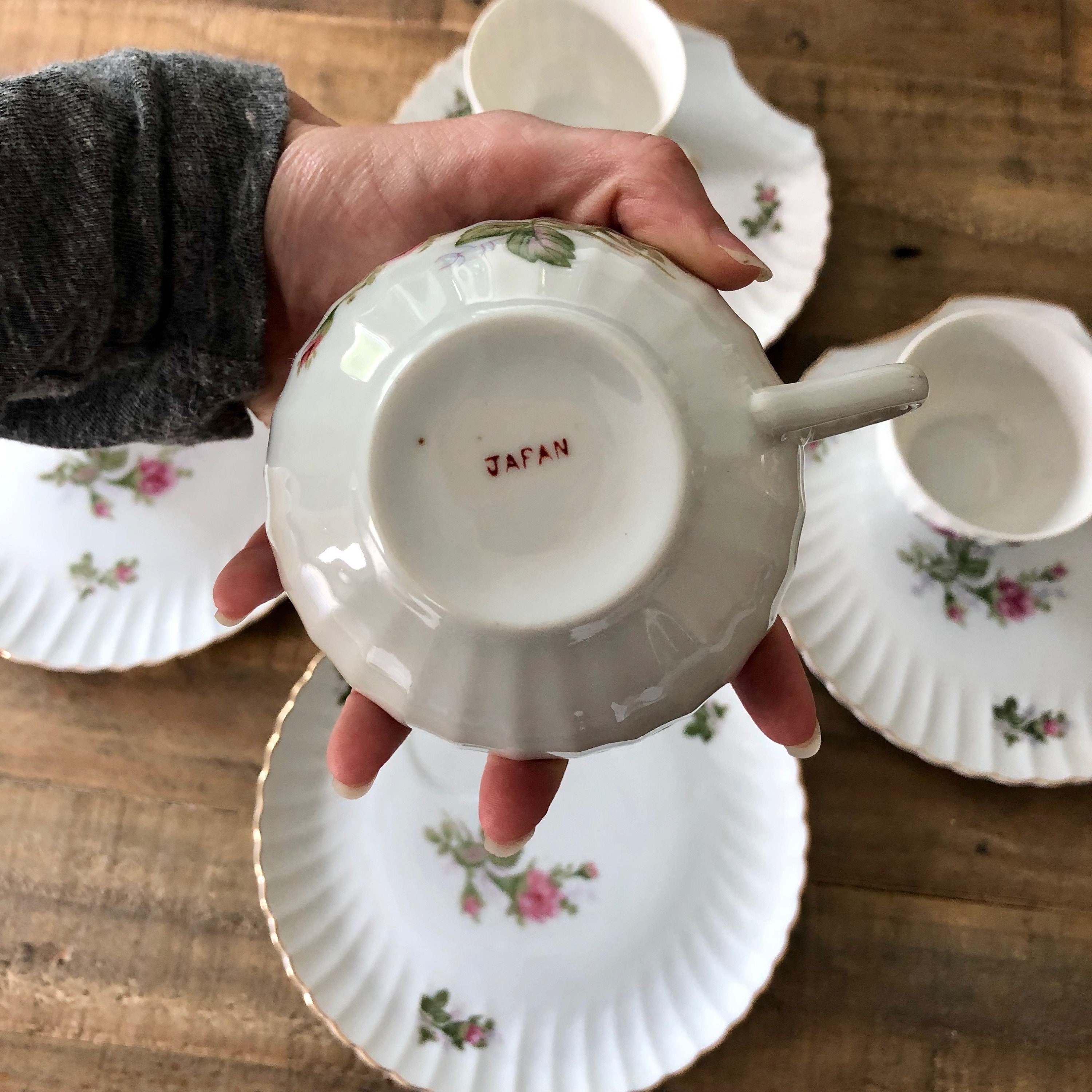 JAPAN Snack Plates Set of 4 Etsy
