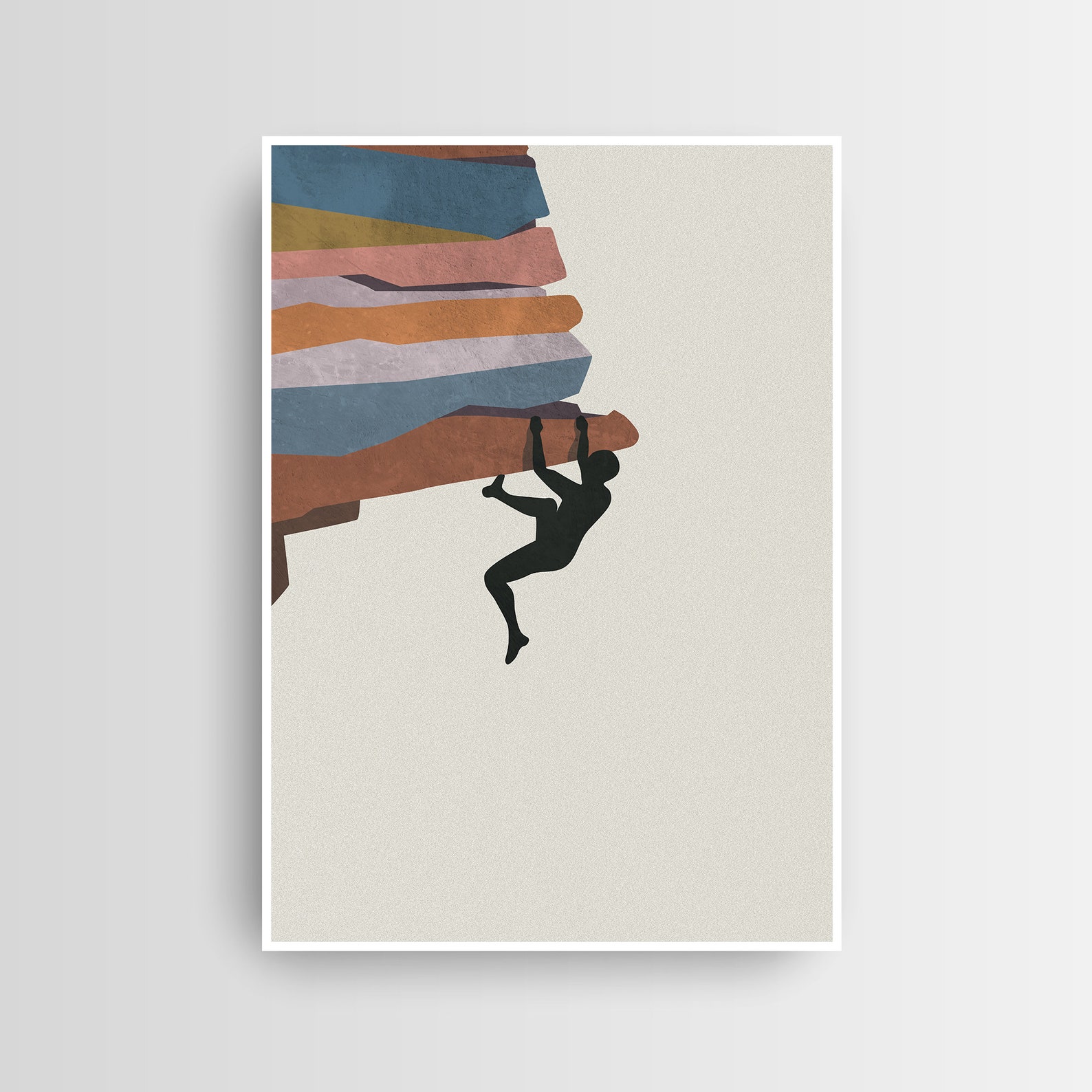 The Gunks Climber Wall Art Print Decor the Shawangunk | Etsy