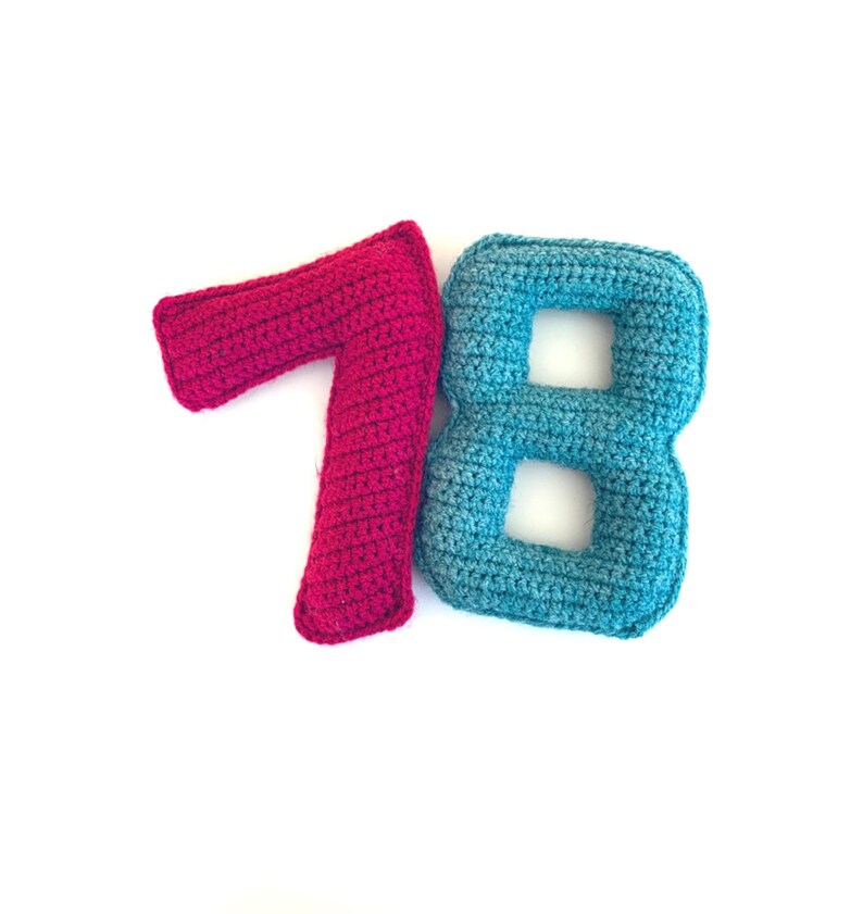 Numbers Crochet Pattern Etsy