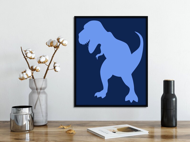 DINOSAUR Wall Art Boy DINOSAUR Nursery Baby Boy Nursery Wall Etsy