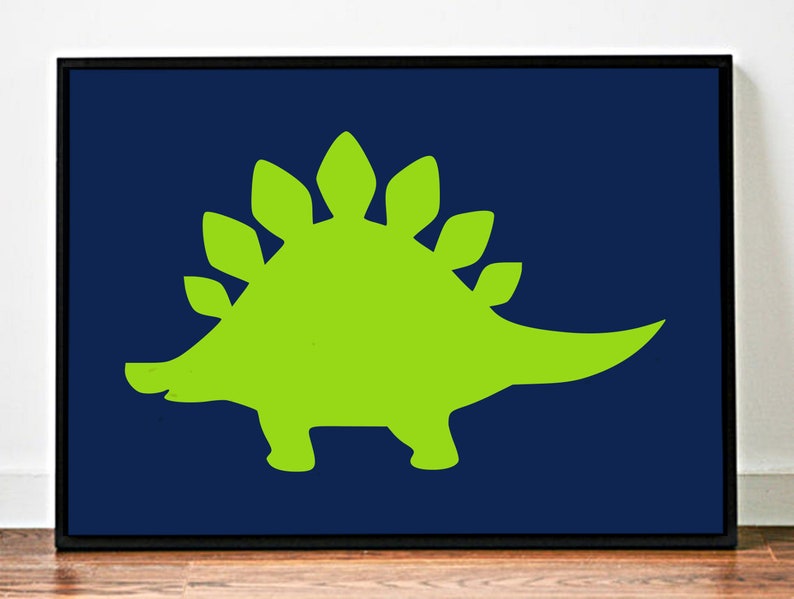 DINOSAUR Wall Art Boy DINOSAUR Nursery Baby Boy Nursery Wall Etsy