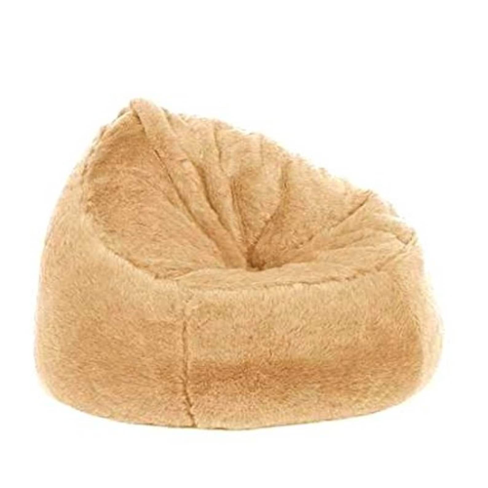 Luxury XXXL Bean Bag Beige Soft Fur for AdultsBean Bag Cover Etsy
