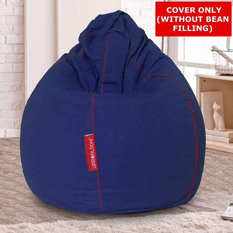 Organic Cotton Khadi Bean Bag Yellow Bean Bag Cover Only Etsy