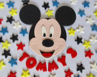 Mickey Mouse Cake Topper Etsy