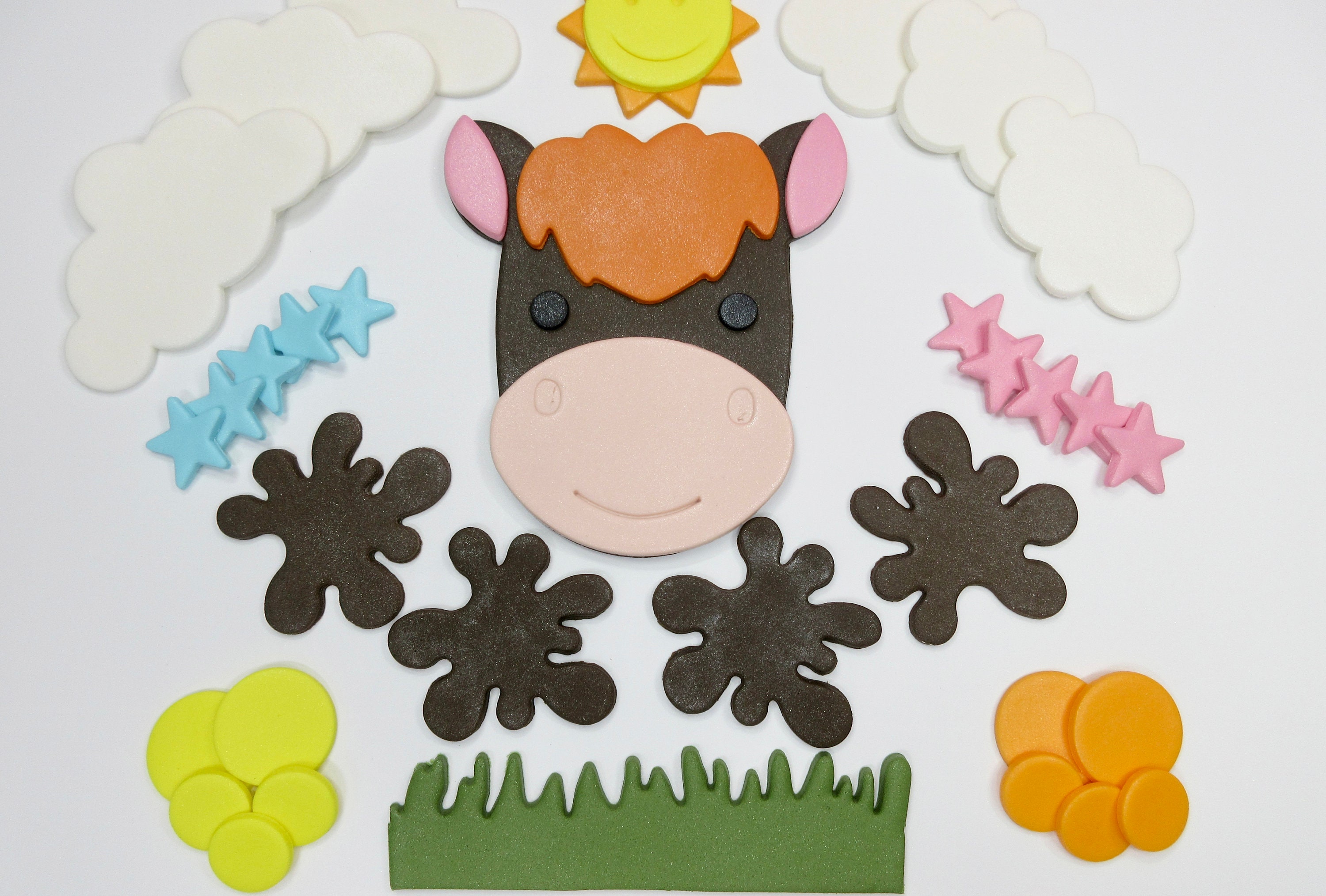 Edible Horse Cake Topper. Fondant Horse Cake Topper. Edible Etsy UK