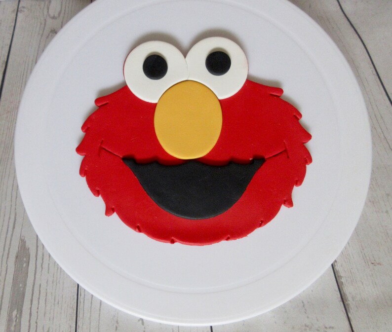 Edible Elmo cake topper. Edible Elmo . Personalised Elmo. | Etsy