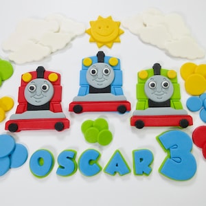 Thomas & Friends Cake Topper Personalised Edible Fondant.