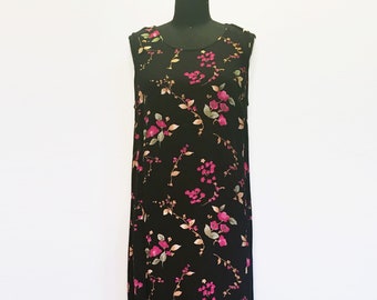 Vintage 90s Floral Maxi Dress