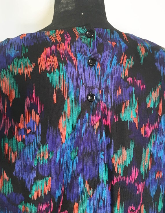 Vintage Abstract Floral Pendleton Blouse - image 4