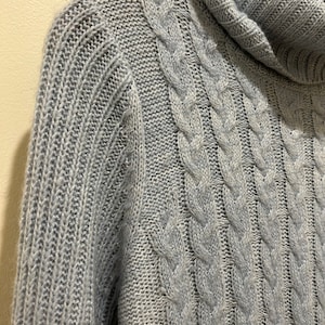 Millers Blue Knit Turtleneck Top/Mini Dress